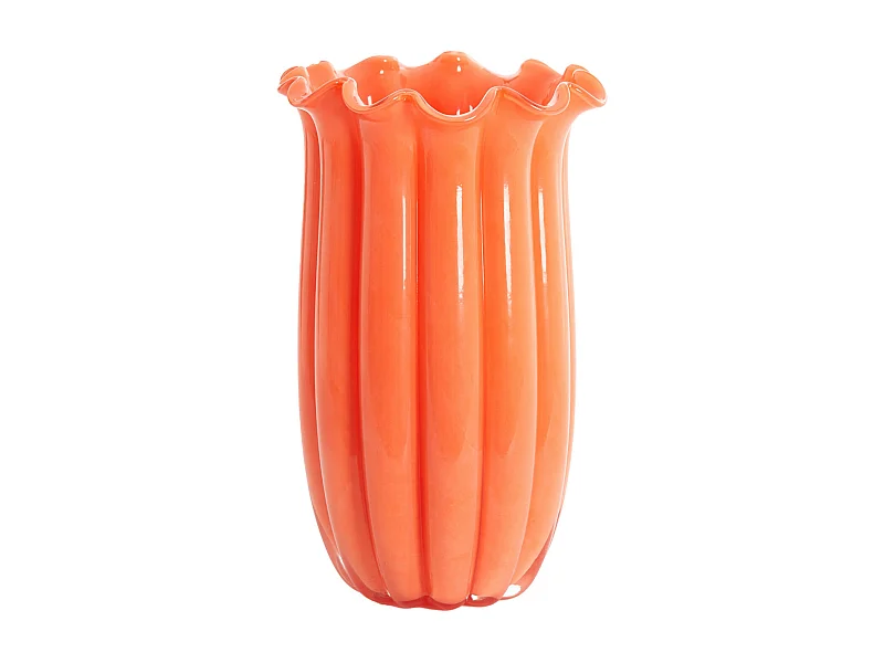 Vase SEDONA - Ø23,5x38cm - Orange