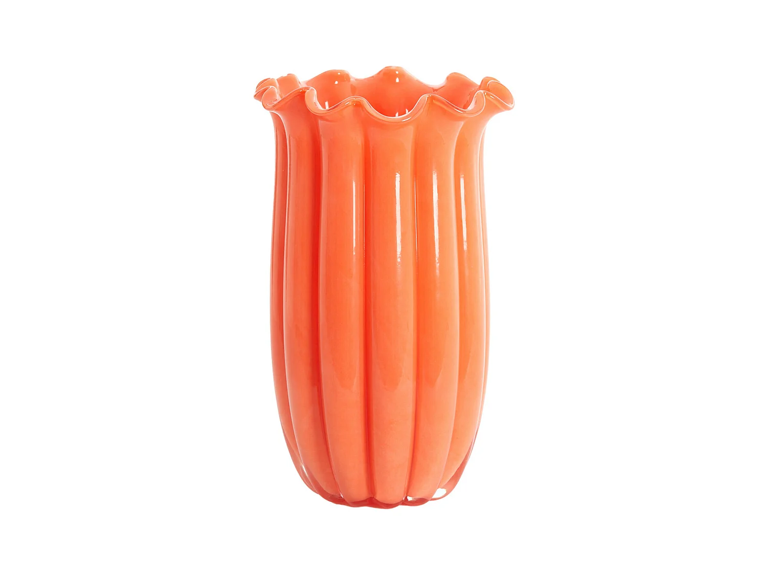 Vase SEDONA - Ø23,5x38cm - Orange