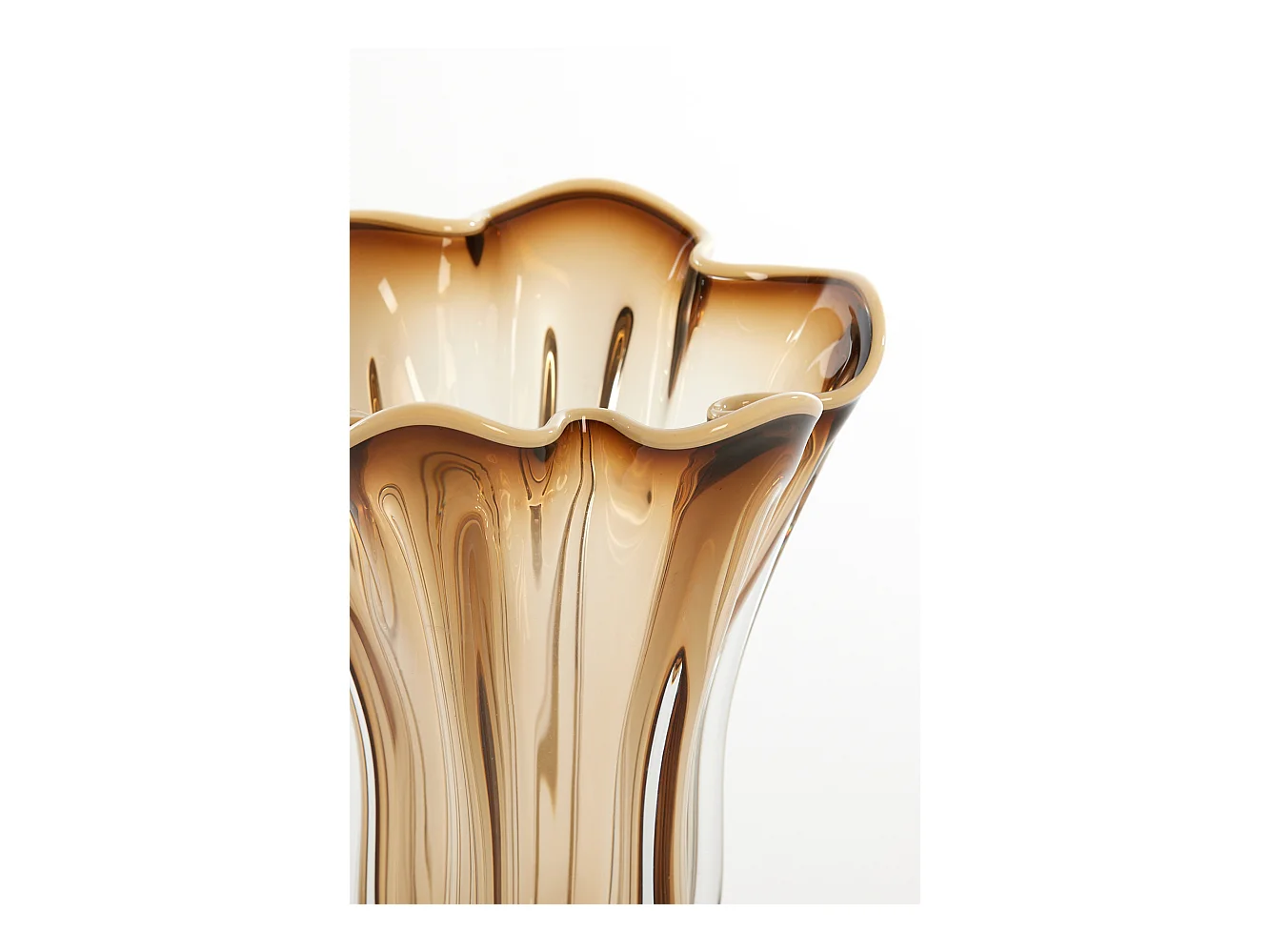 Vase KAZUNO - Ø22x27cm - Marron