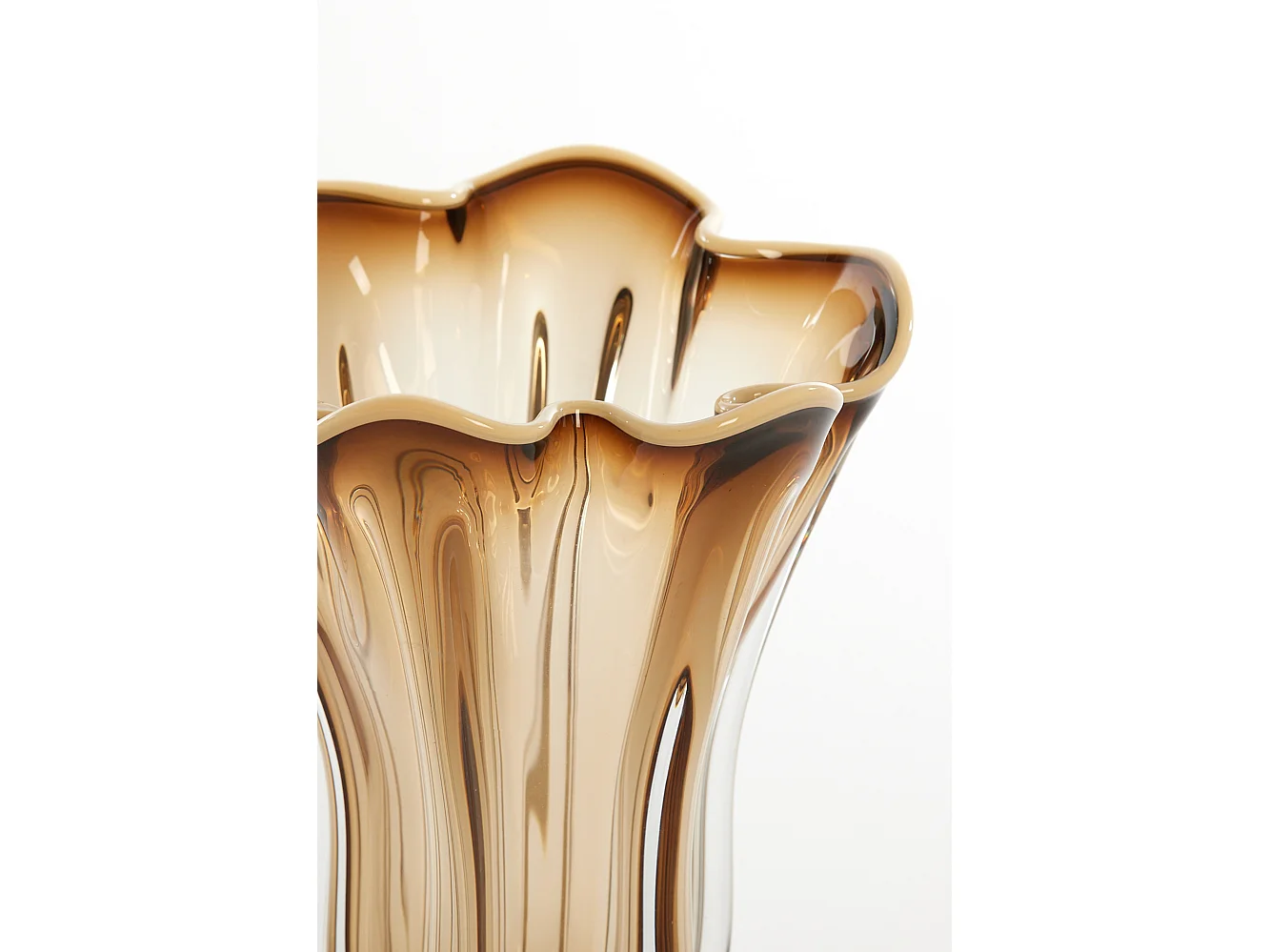 Vase KAZUNO - Ø22x27cm - Marron