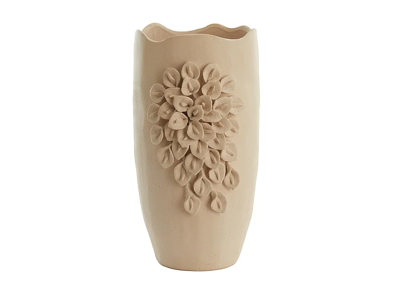 Vase AMIATA - 31,5x27x50cm - Weiß