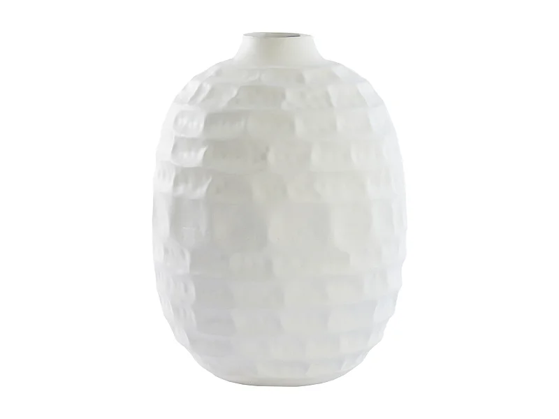 Vase TARIVA - Ø25x35cm - Blanc