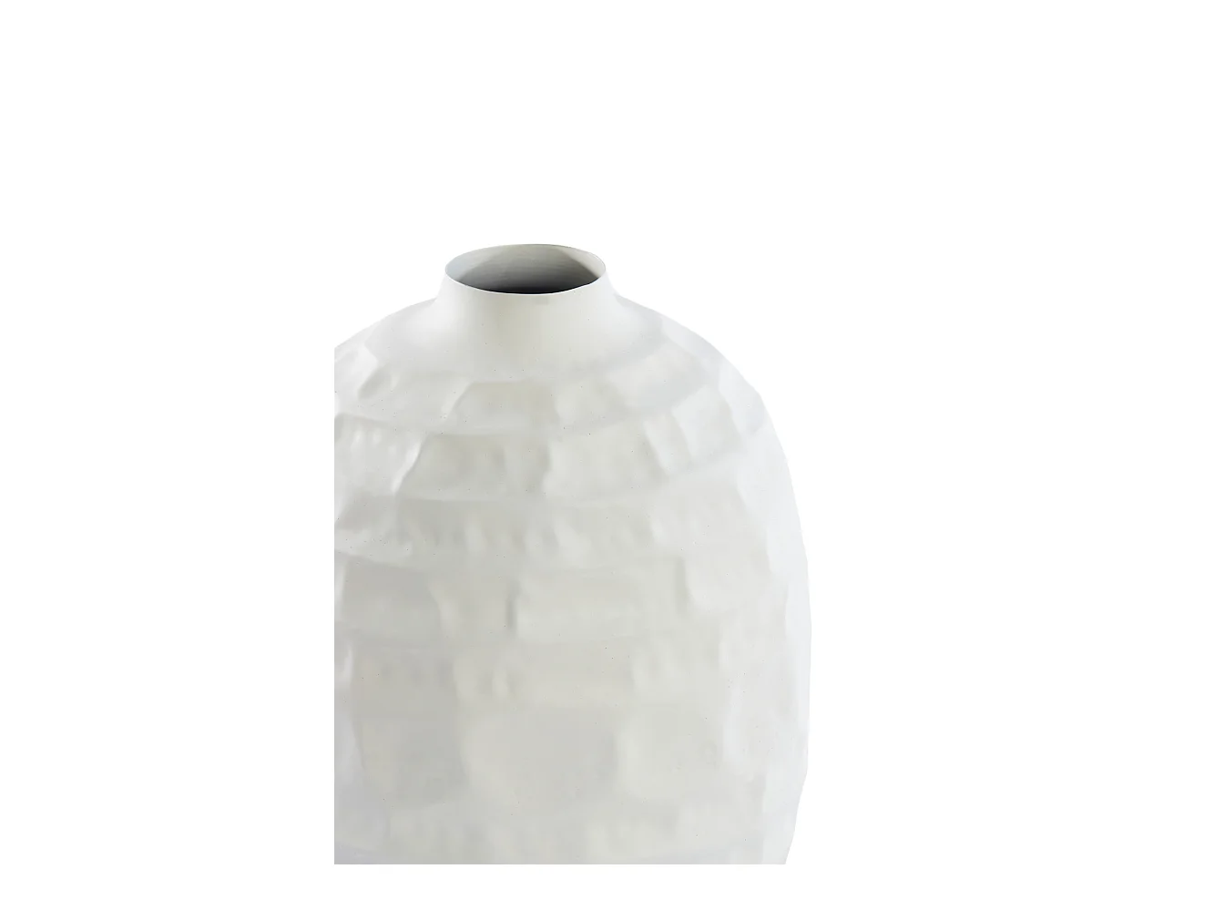 Vase TARIVA - Ø25x35cm - Blanc