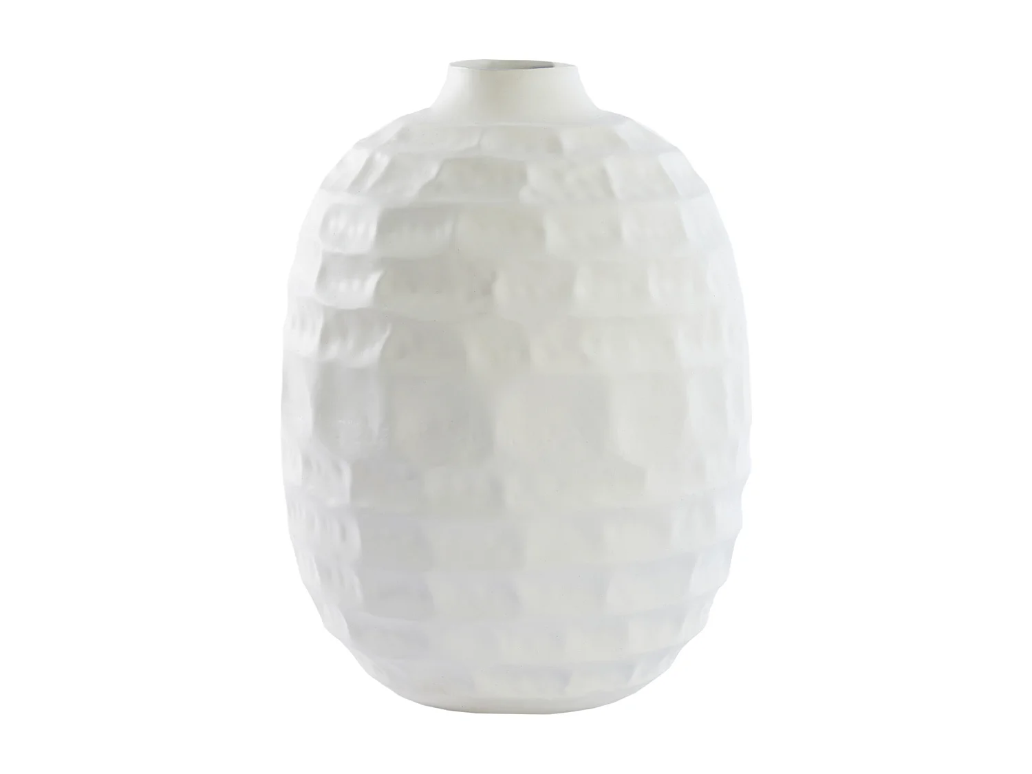 Vase TARIVA - Ø25x35cm - Blanc