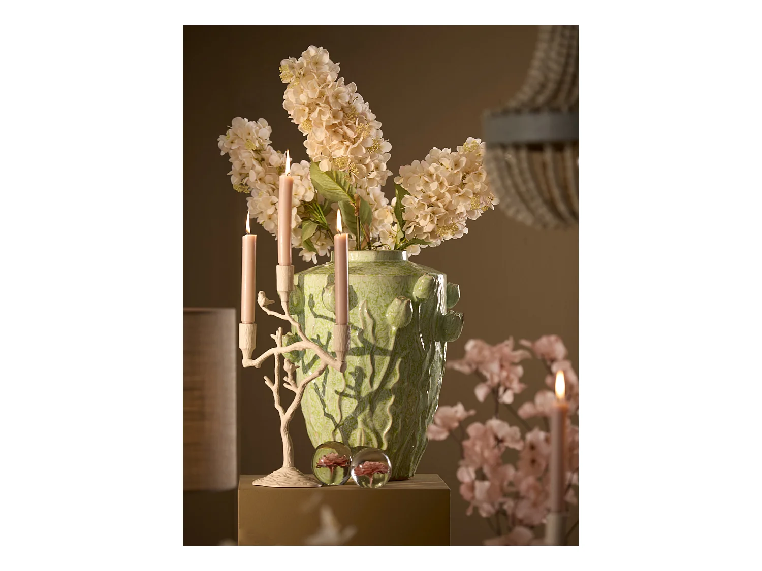 Vase JUANA - Ø38x45cm - Vert