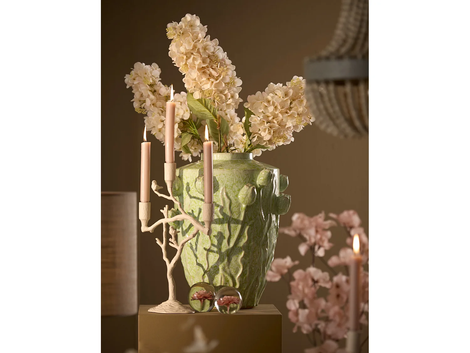 Vase JUANA - Ø38x45cm - Vert