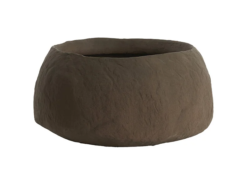 Vase TINGRI - Ø39x21cm - Marron