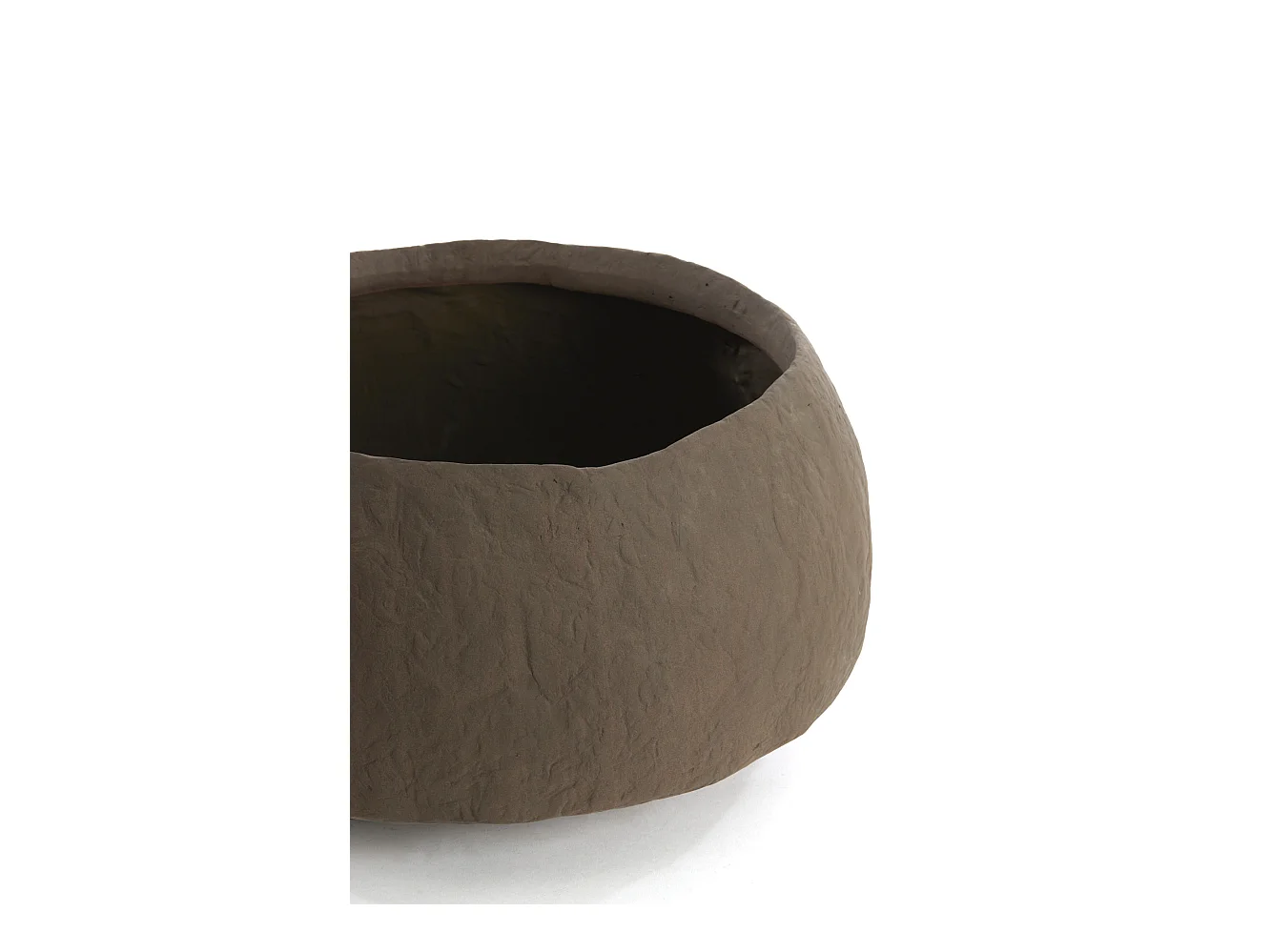 Vase TINGRI - Ø39x21cm - Braun