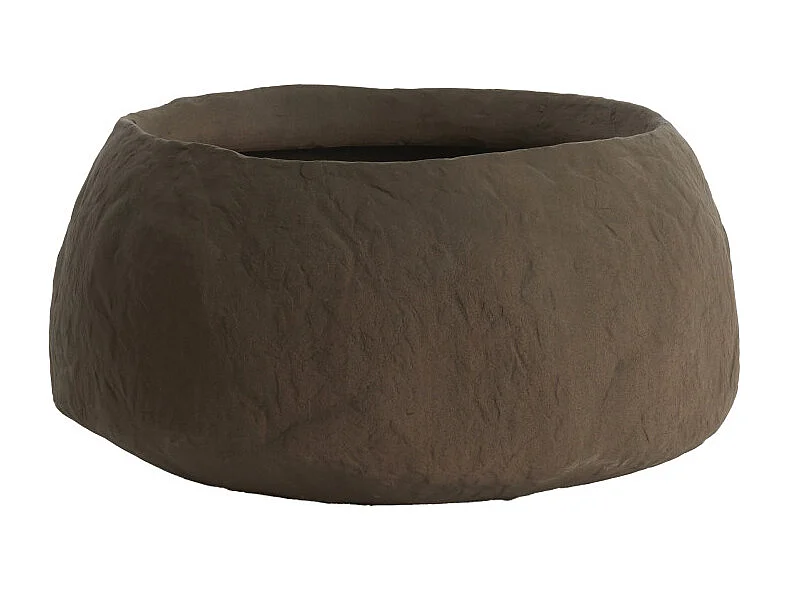 Vase TINGRI - Ø39x21cm - Marron