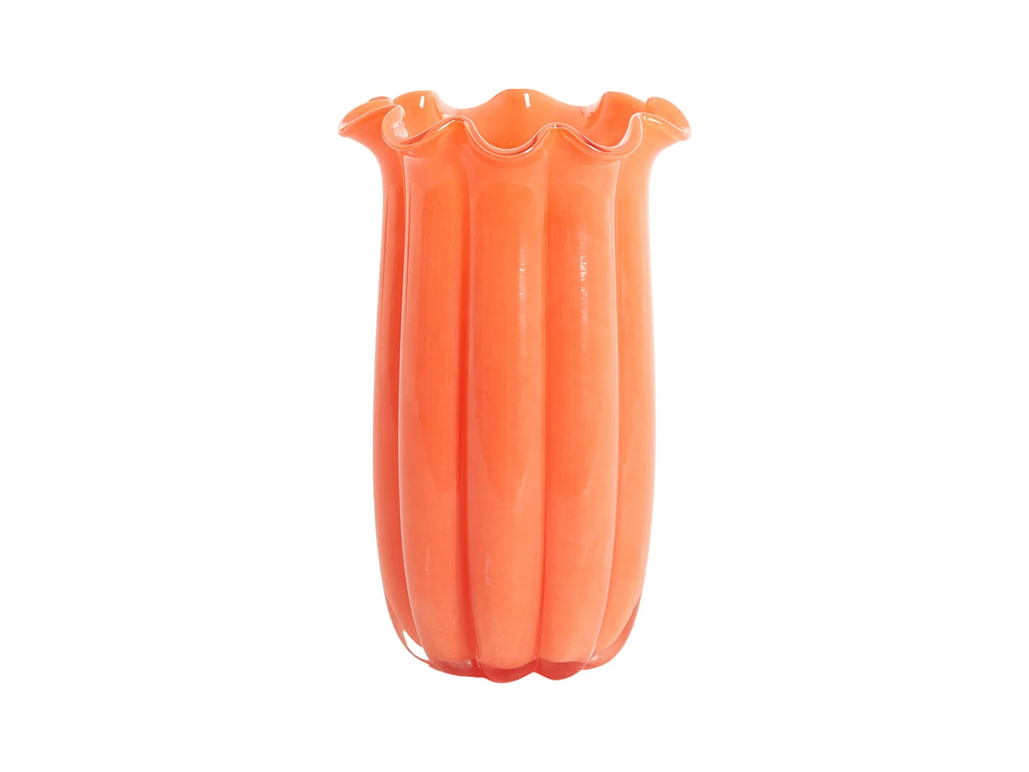 Vase SEDONA - Ø16x27cm - Orange
