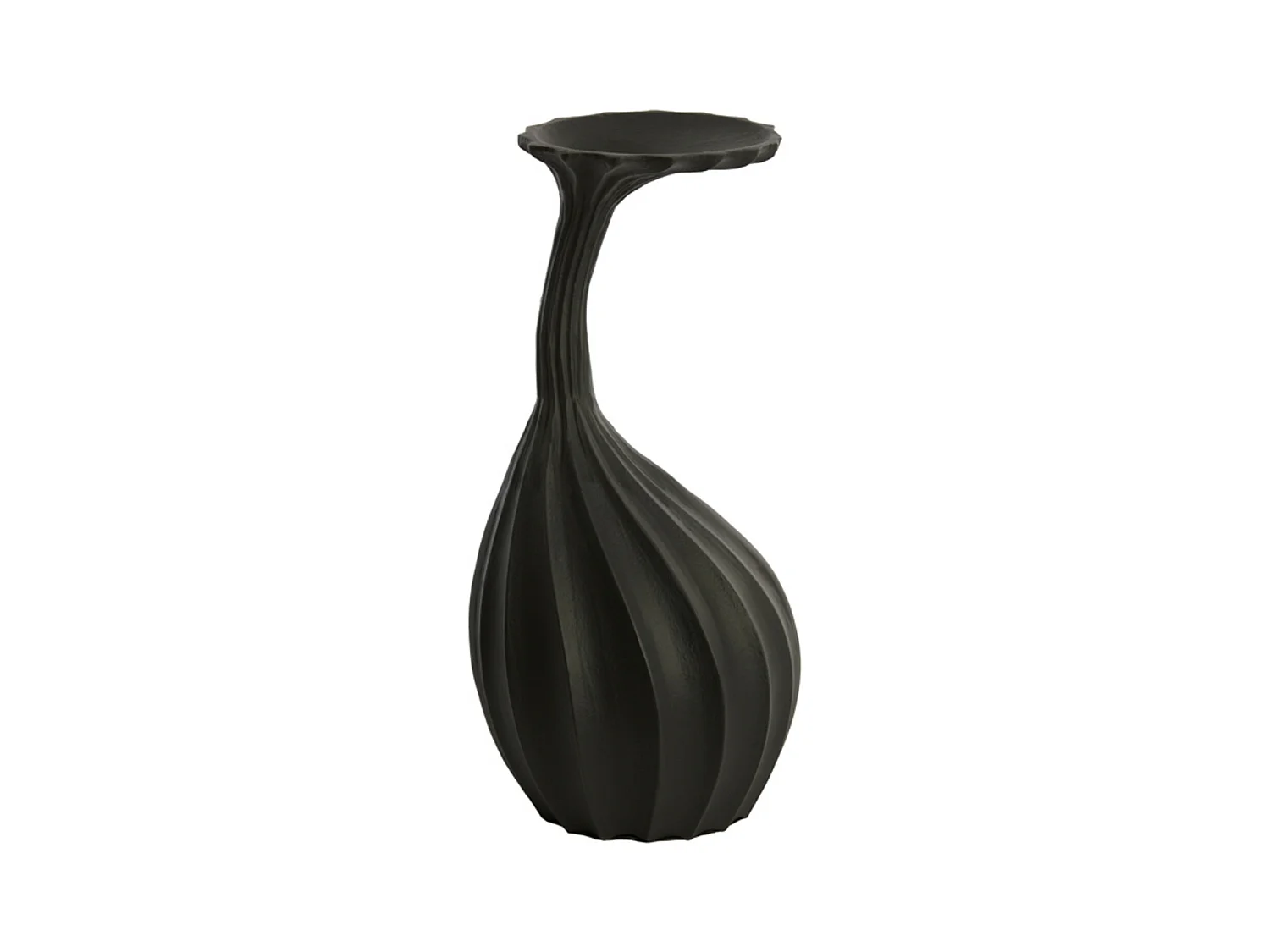 Vase NYOKO - Ø19x38cm - Noir