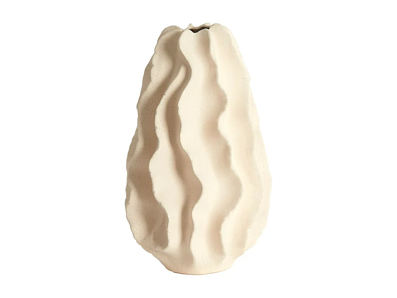 Vase NELANI - Ø22,5x37,5cm - Blanc