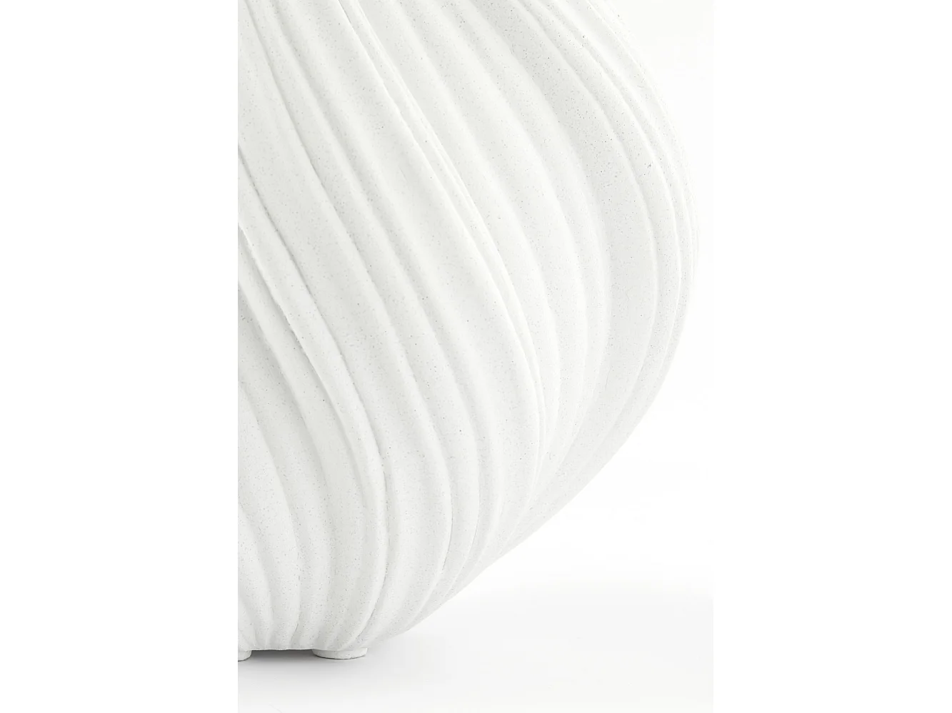 Vase YATUNG - Ø34x32cm - Blanc