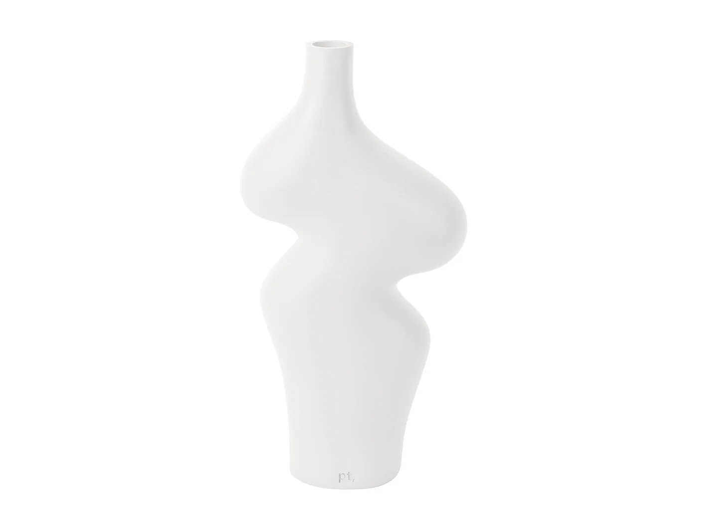 Vase Organic Curves Grand Modèle - Blanc