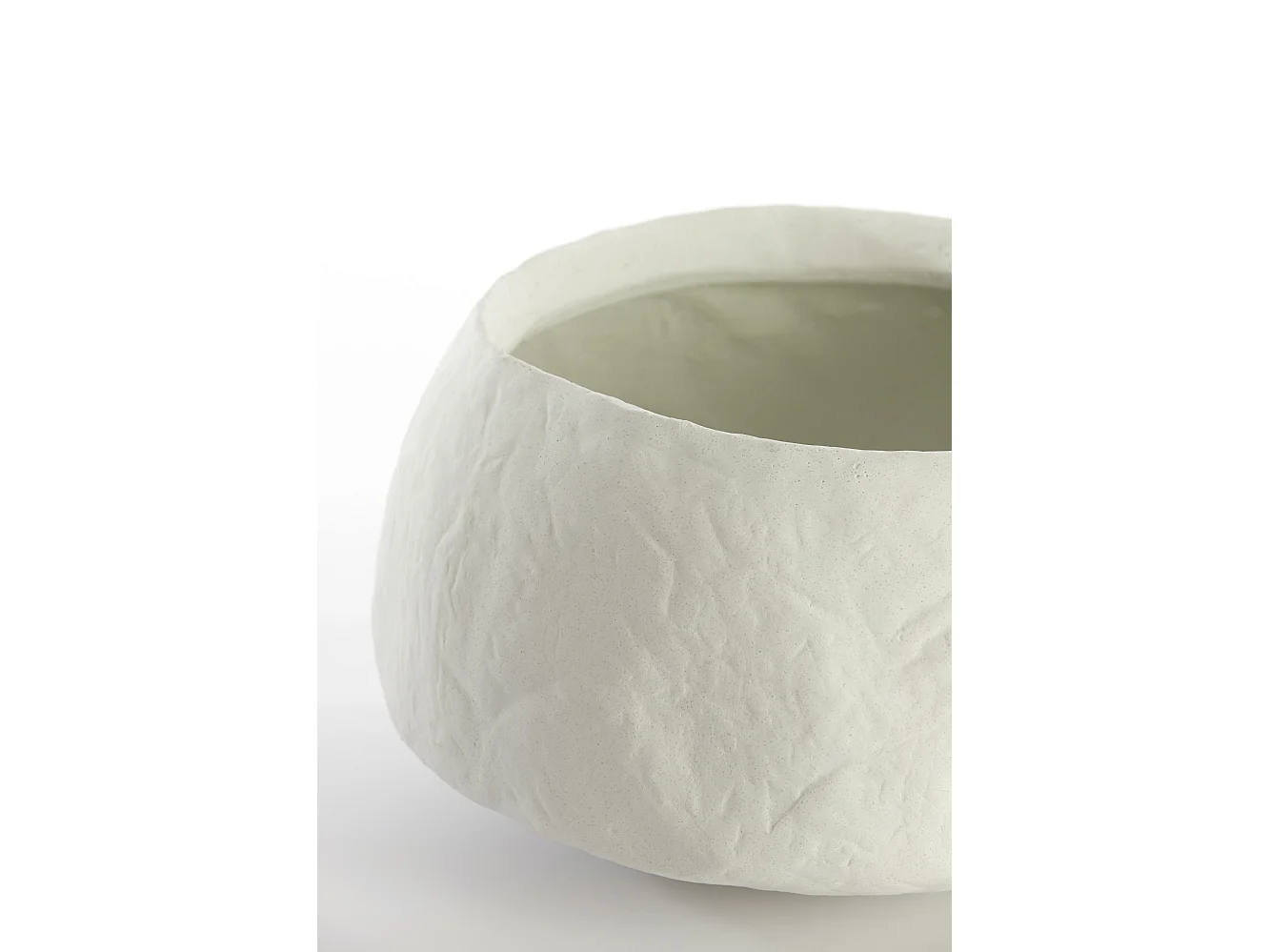 Vase TINGRI - Ø56x29cm - Blanc