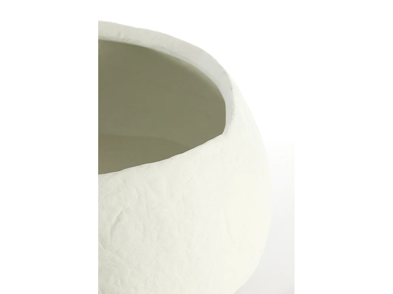 Vase TINGRI - Ø56x29cm - Blanc