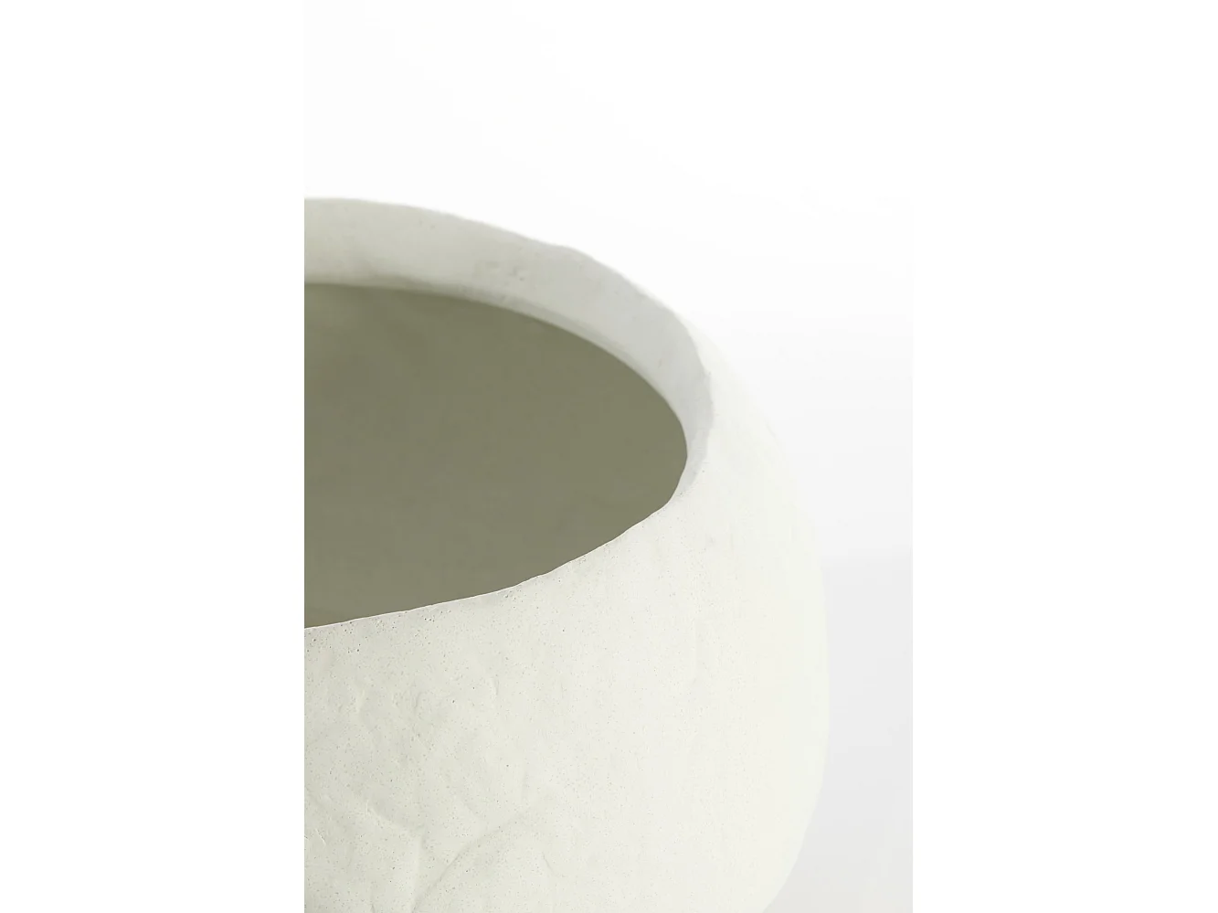 Vase TINGRI - Ø56x29cm - Blanc