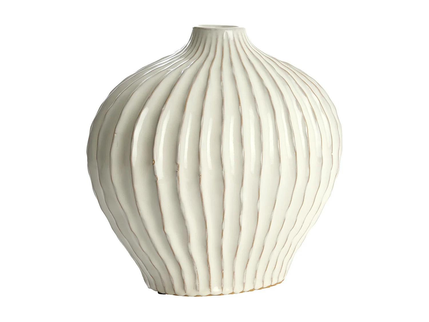 Vase LORITO - 35x21x30cm - Blanc