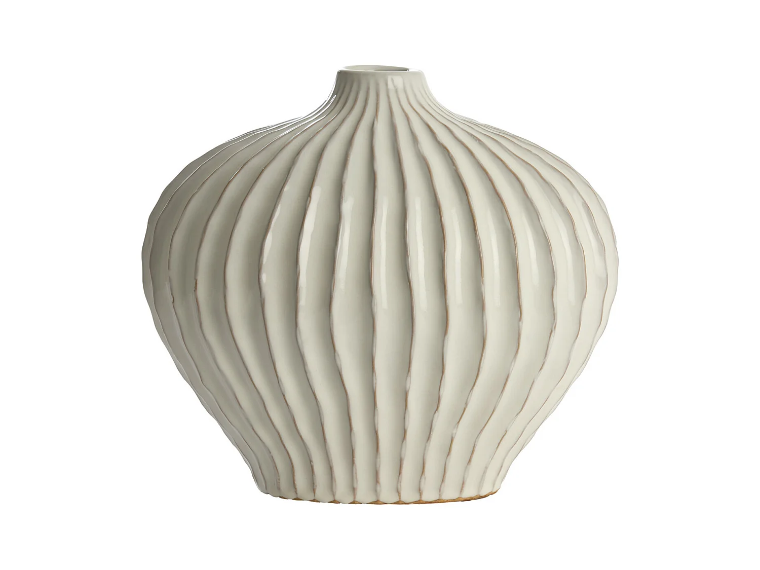 Vase LORITO - 35x21x30cm - Blanc