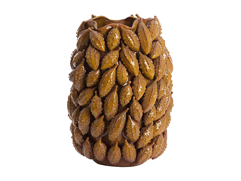 Vase PALATIK - 32x31x44cm - Marron