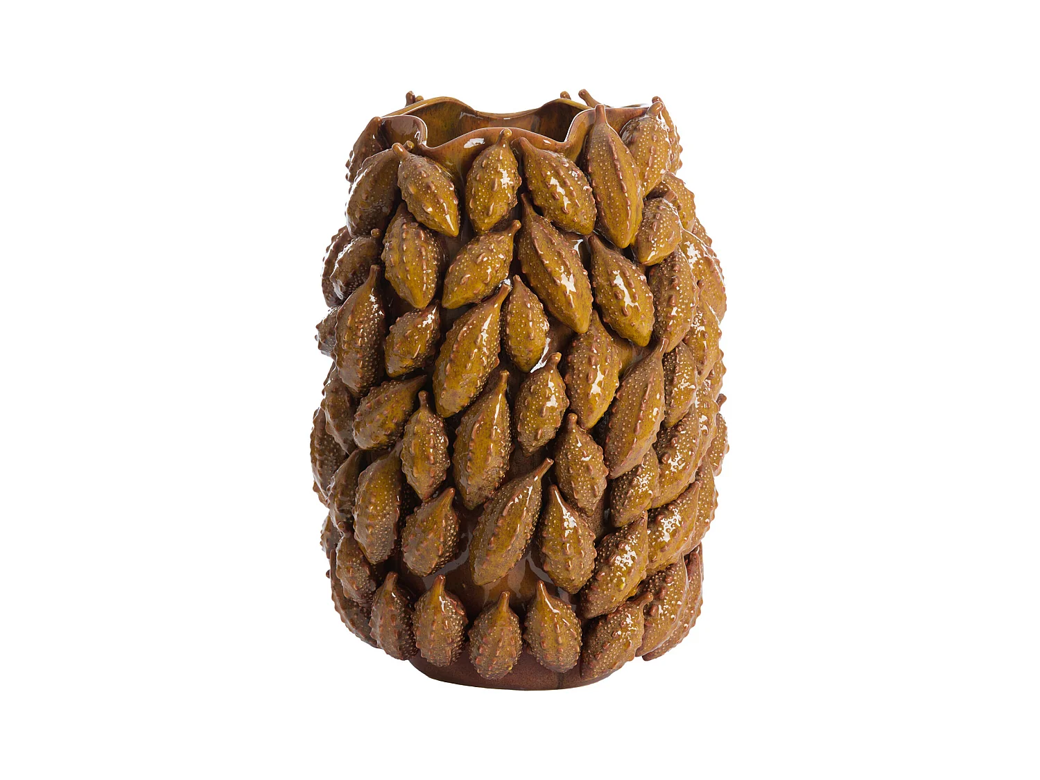 Vase PALATIK - 32x31x44cm - Marron