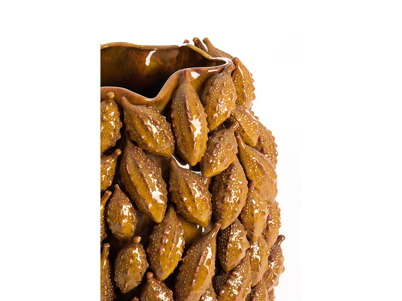 Vase PALATIK - 32x31x44cm - Marron