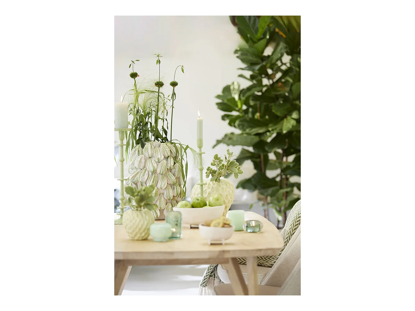 Vase CARAMBOLA - 35x33x47cm - Marron