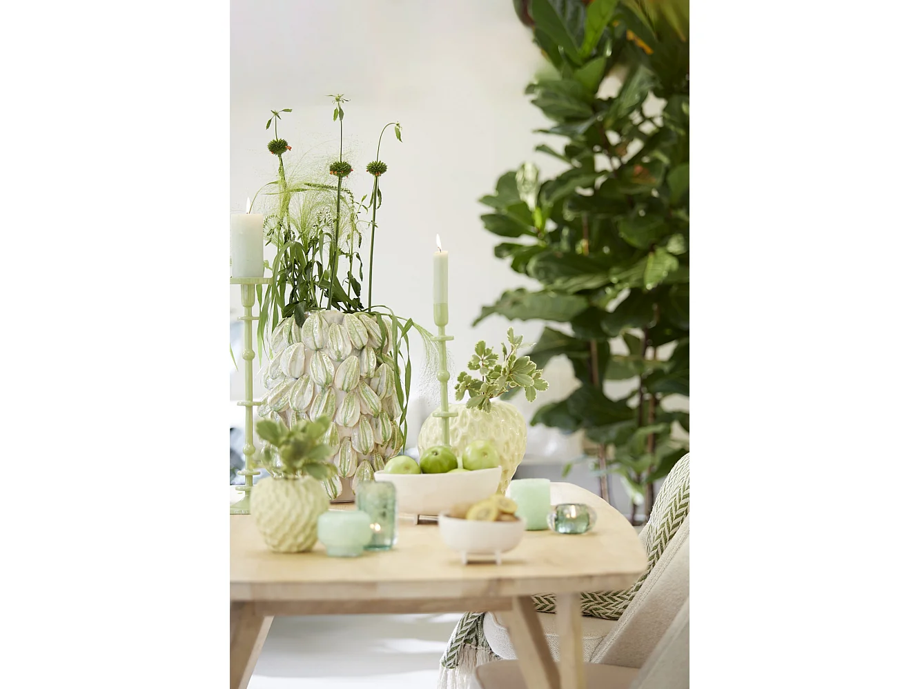 Vase CARAMBOLA - 35x33x47cm - Marron