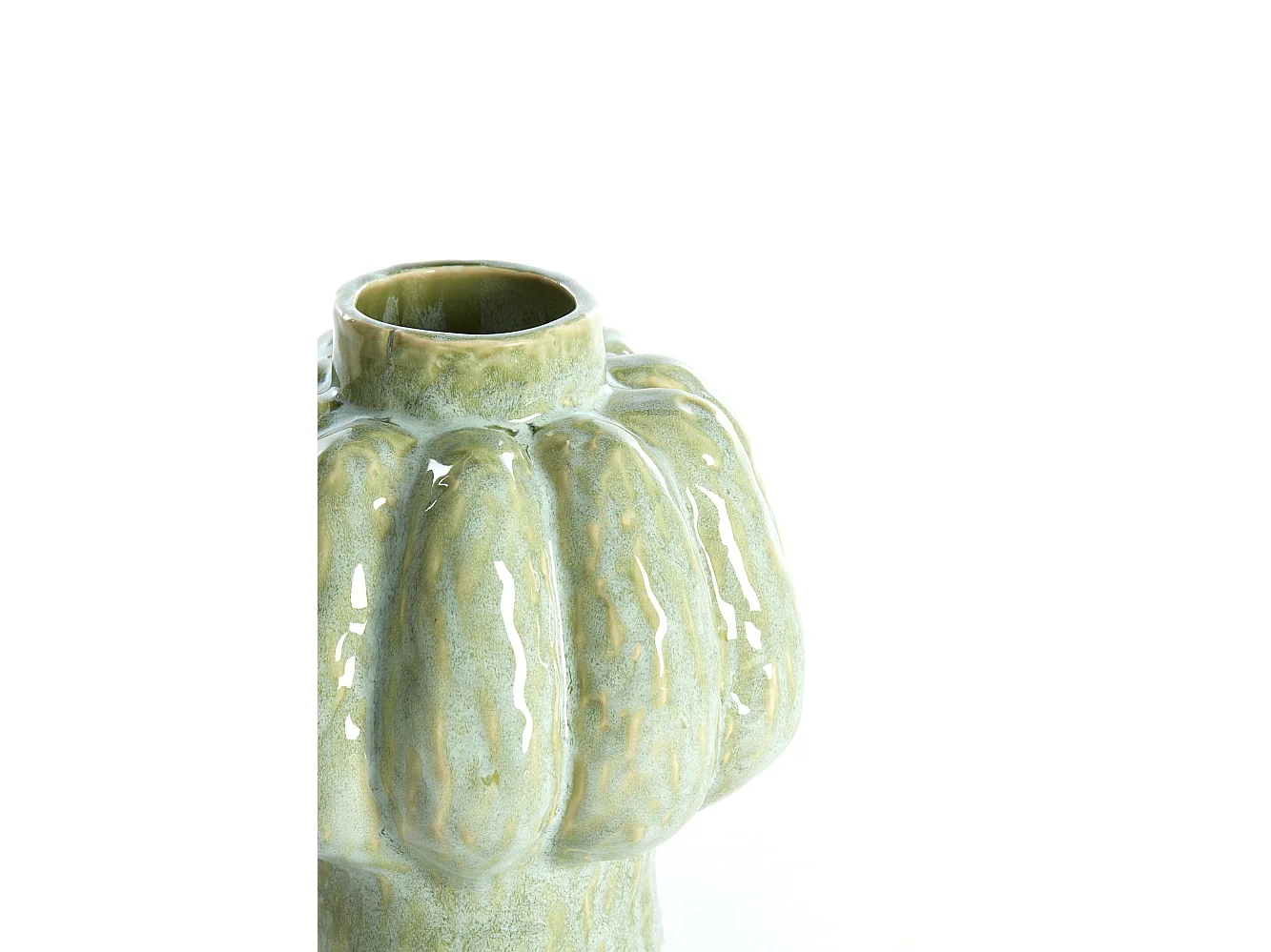 Vase ALIVERI - Ø21,5x25cm - Vert