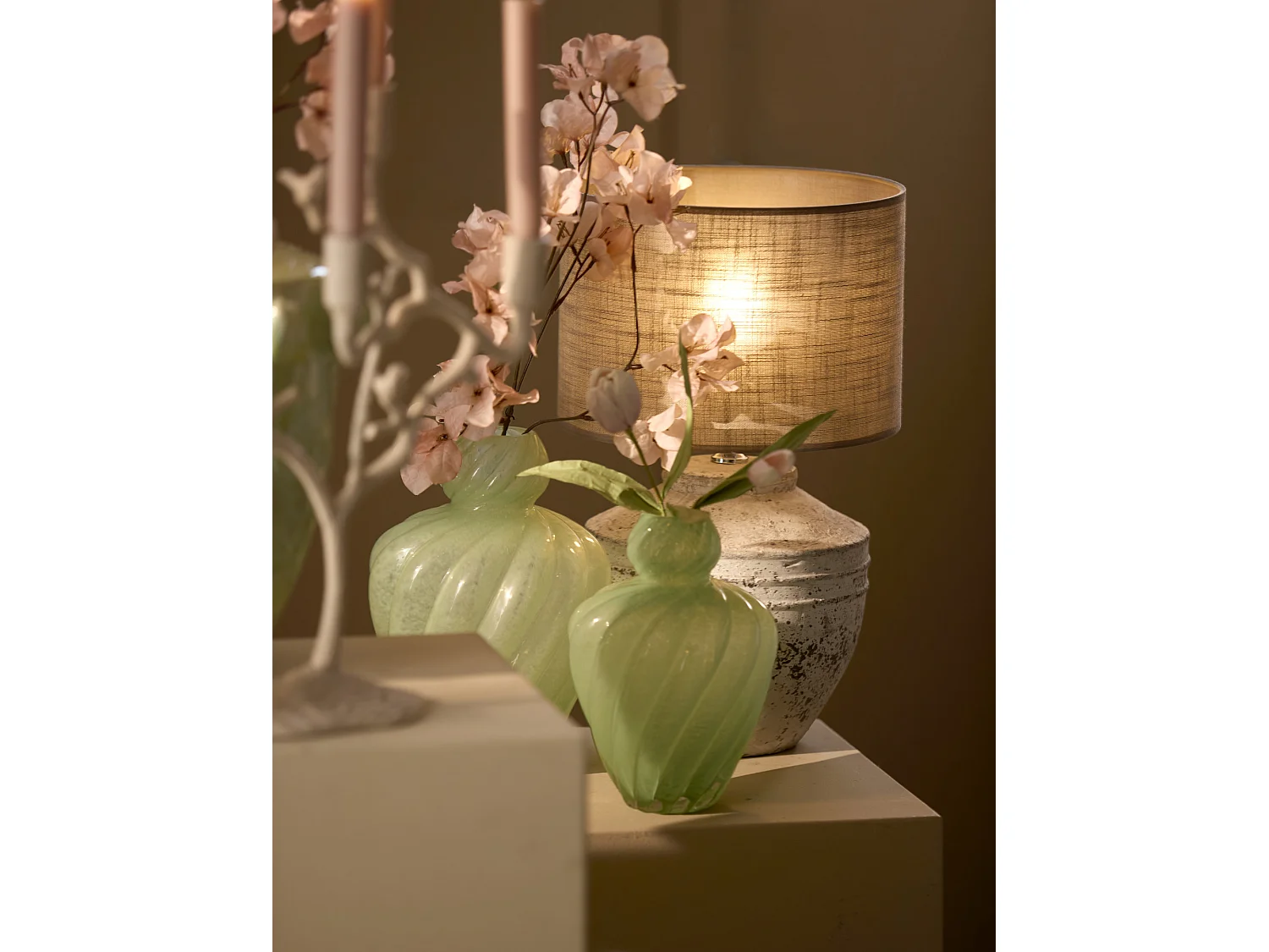 Vase ALARBA - Ø17,5x25cm - Vert