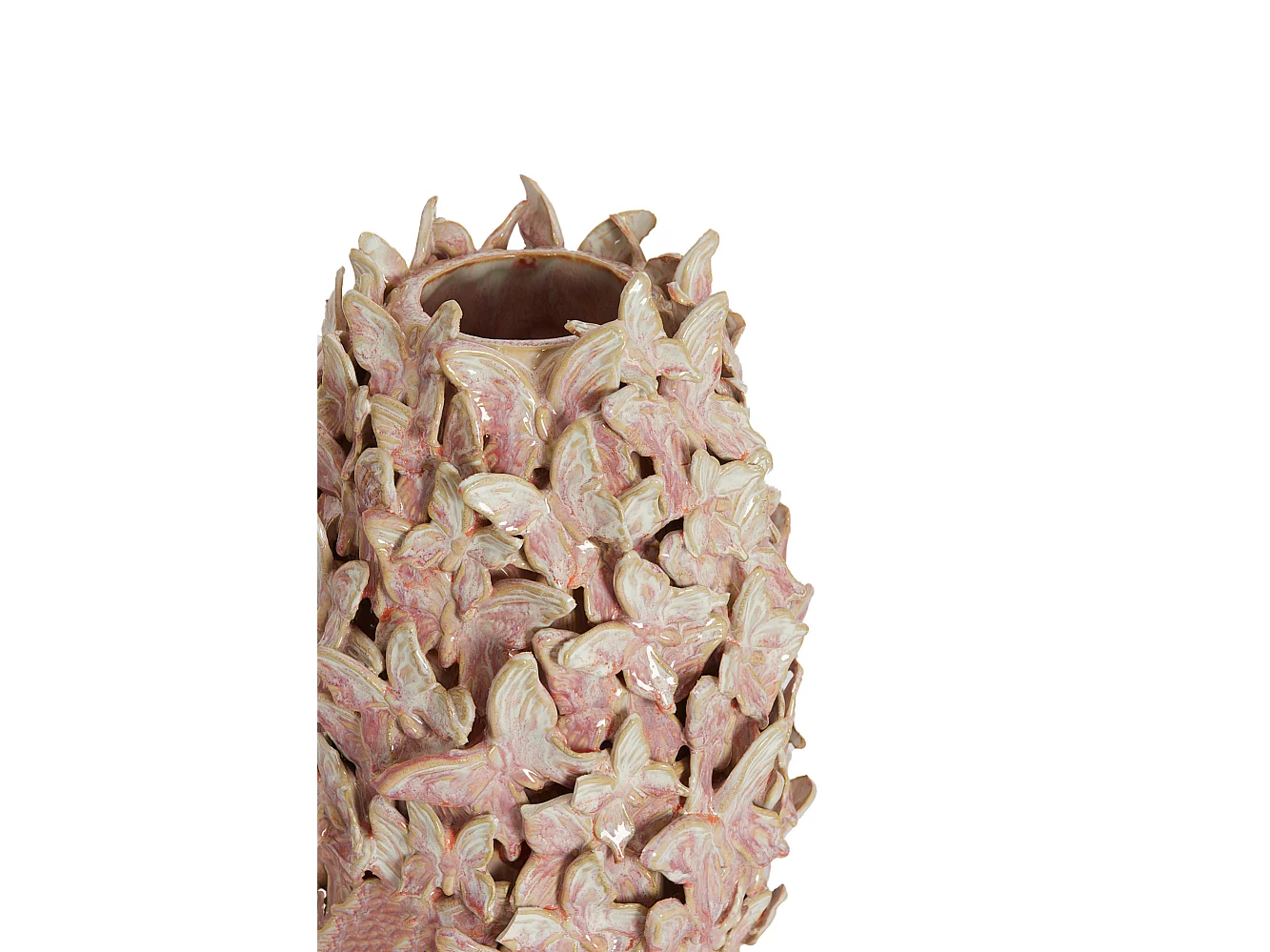 Vase MARIPOSA - Ø17x26cm - Rose