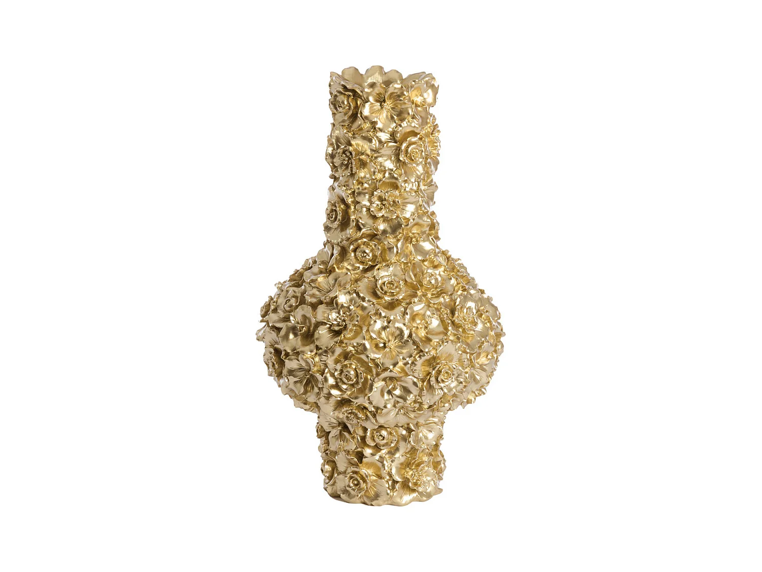 Vase GYULA - Ø27,5x46,5cm - Doré