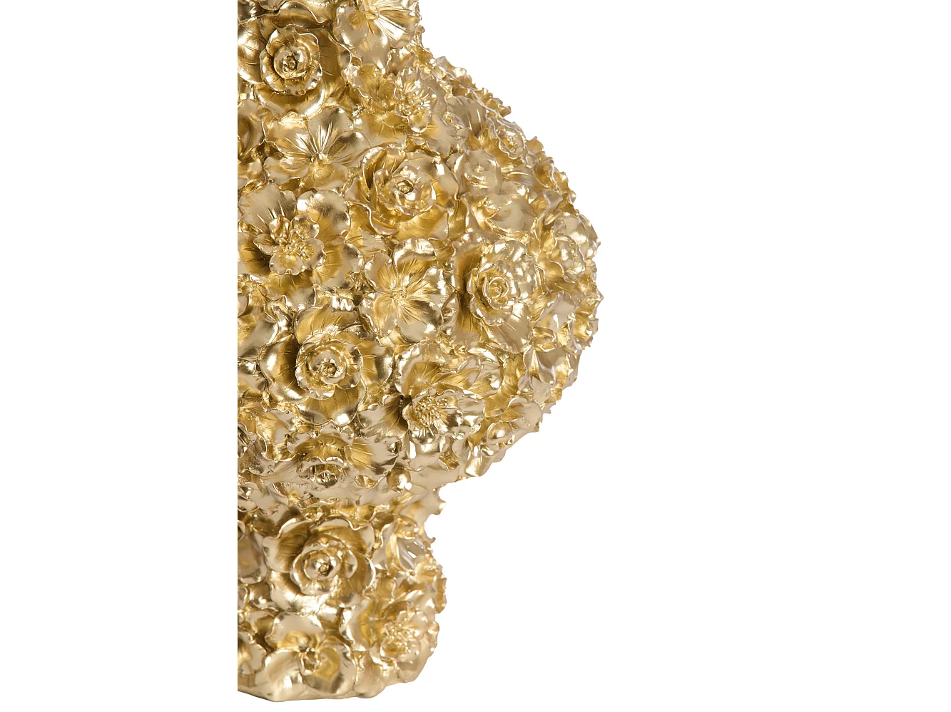 Vase GYULA - Ø27,5x46,5cm - Doré