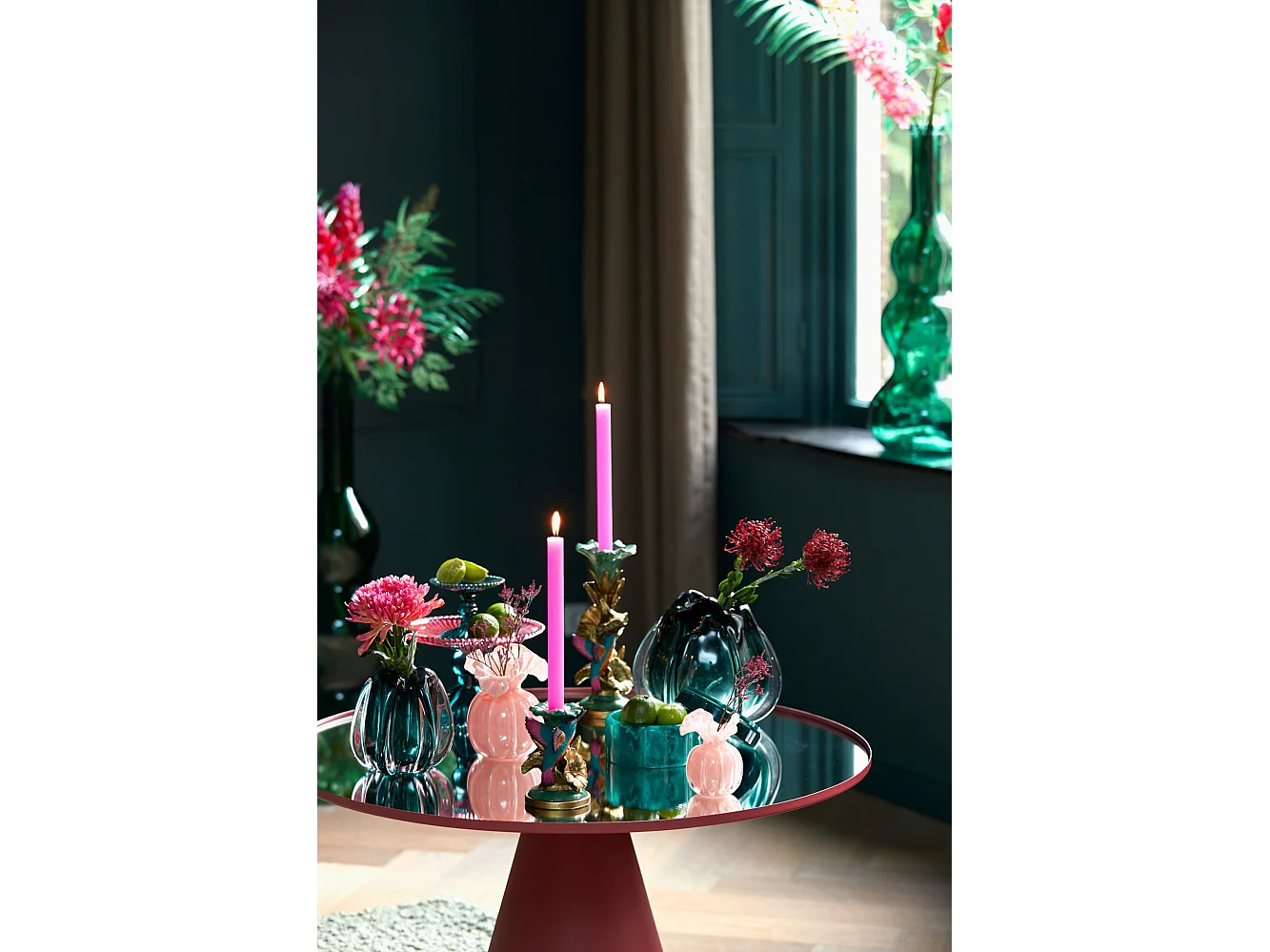 Vase XEREA - Ø12x17cm - Rose