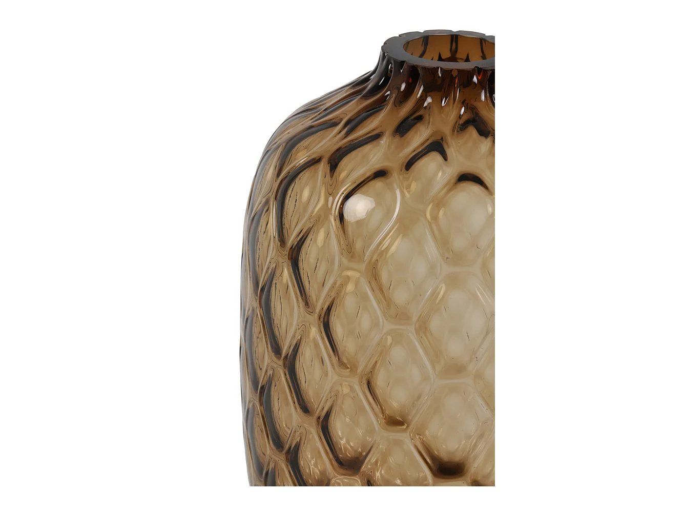 Vase CARINO - Ø29x42cm - Marron