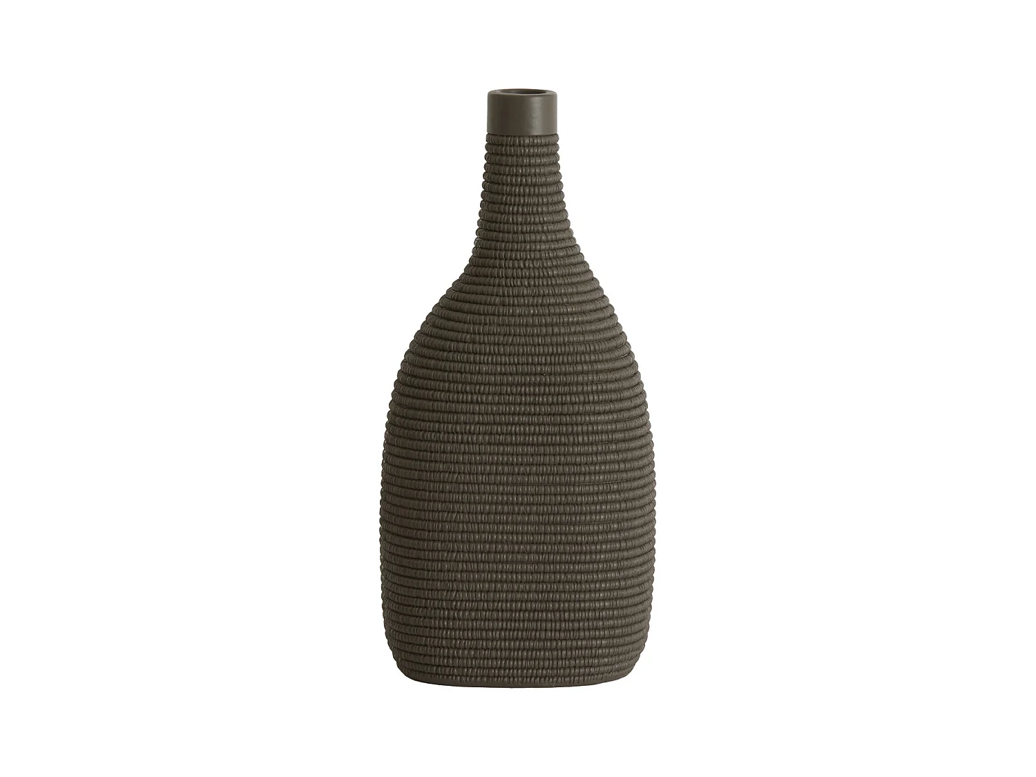 Vase YOUNA - 16x12x33cm - Marron