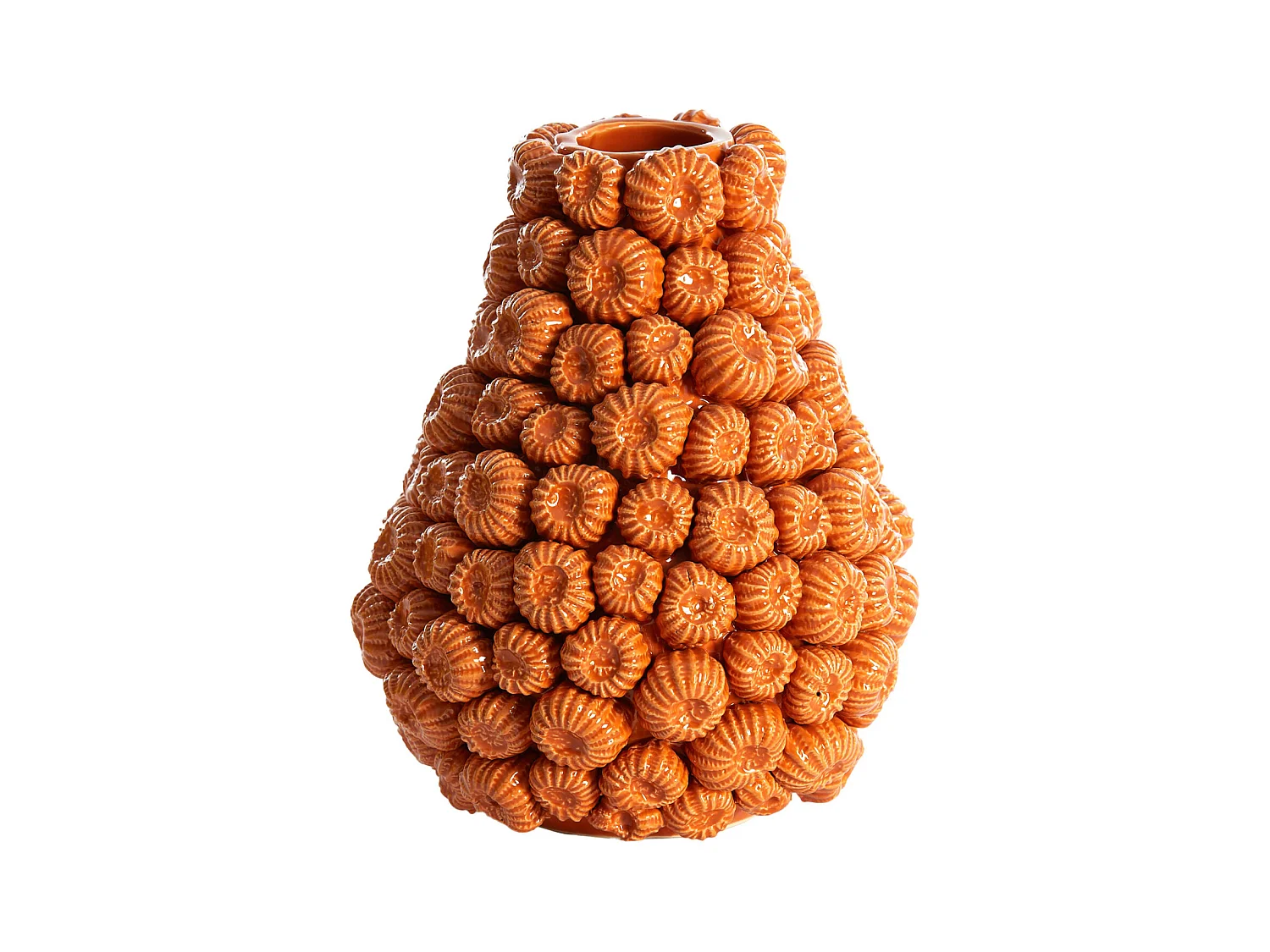 Vase FALIRO - Ø22x27cm - Orange