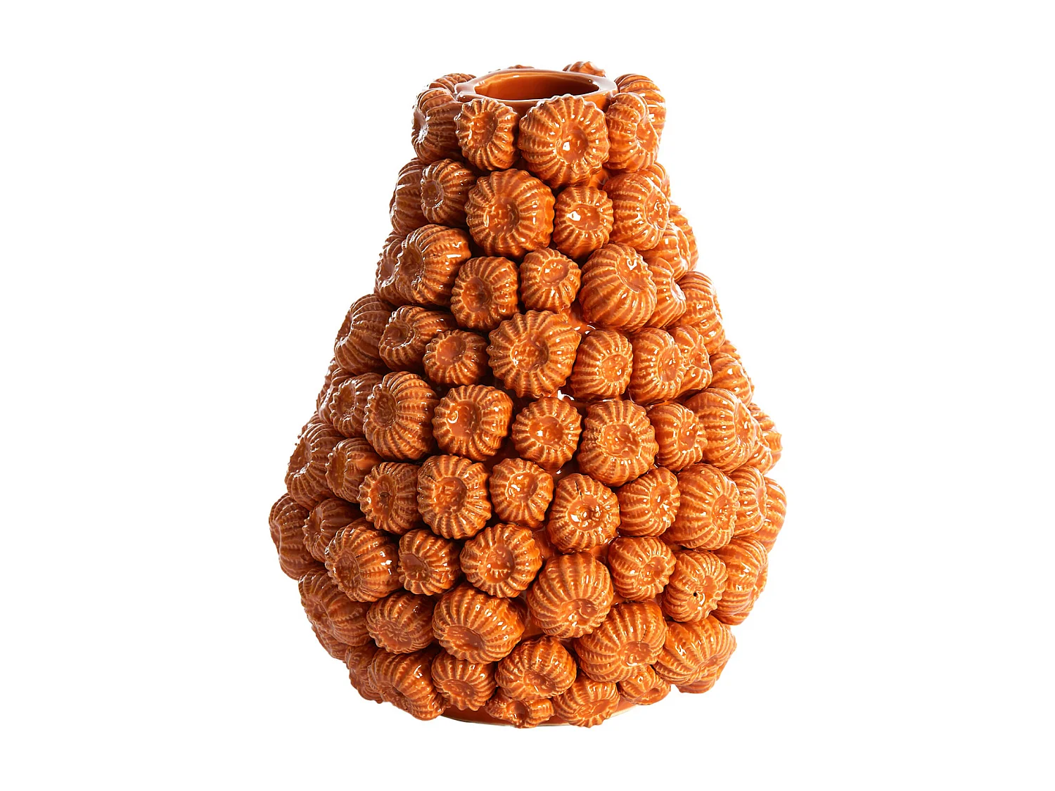 Vase FALIRO - Ø22x27cm - Orange