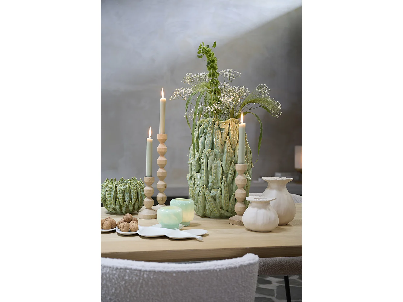 Vase FABA - 23,5x22,5x15cm - Vert