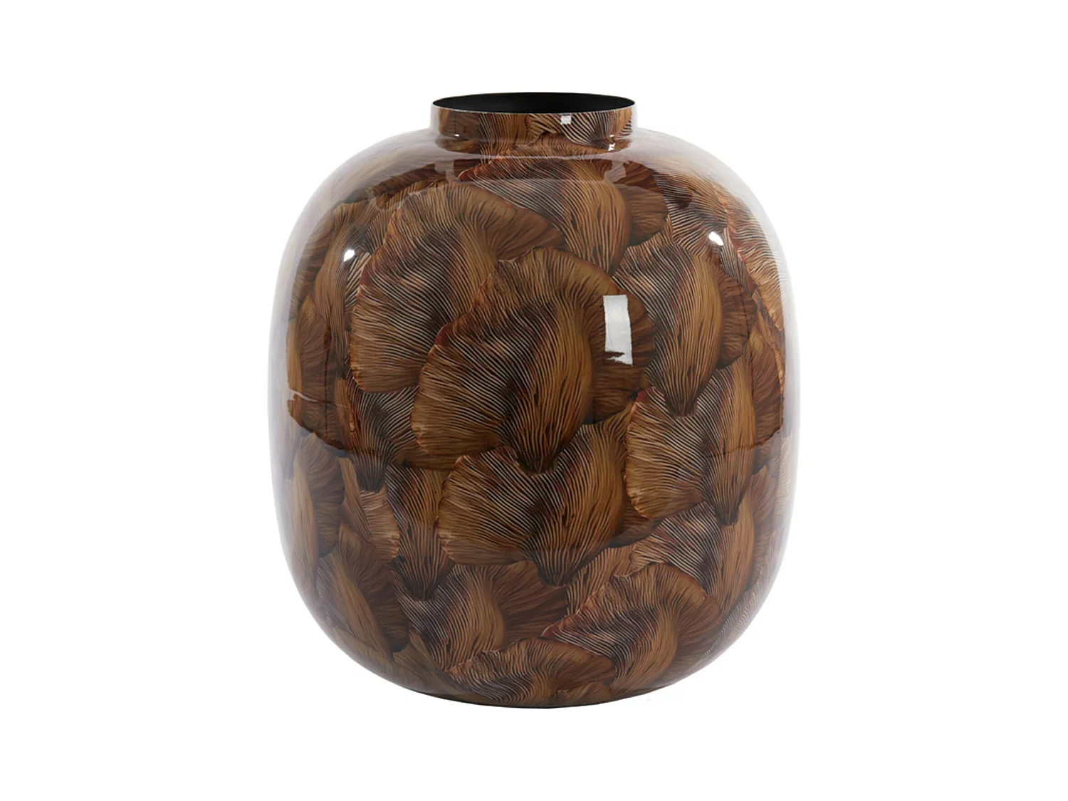 Vase MILOS - Ø37x40cm - Marron