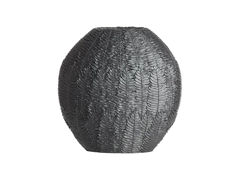 Jarrón NIVICA - 40,5x11x40cm - Negro