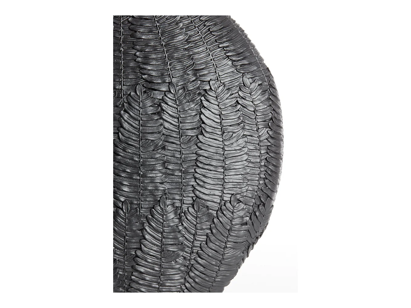 Vase NIVICA - 40,5x11x40cm - Noir