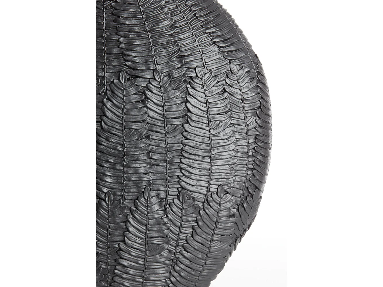 Vase NIVICA - 40,5x11x40cm - Noir