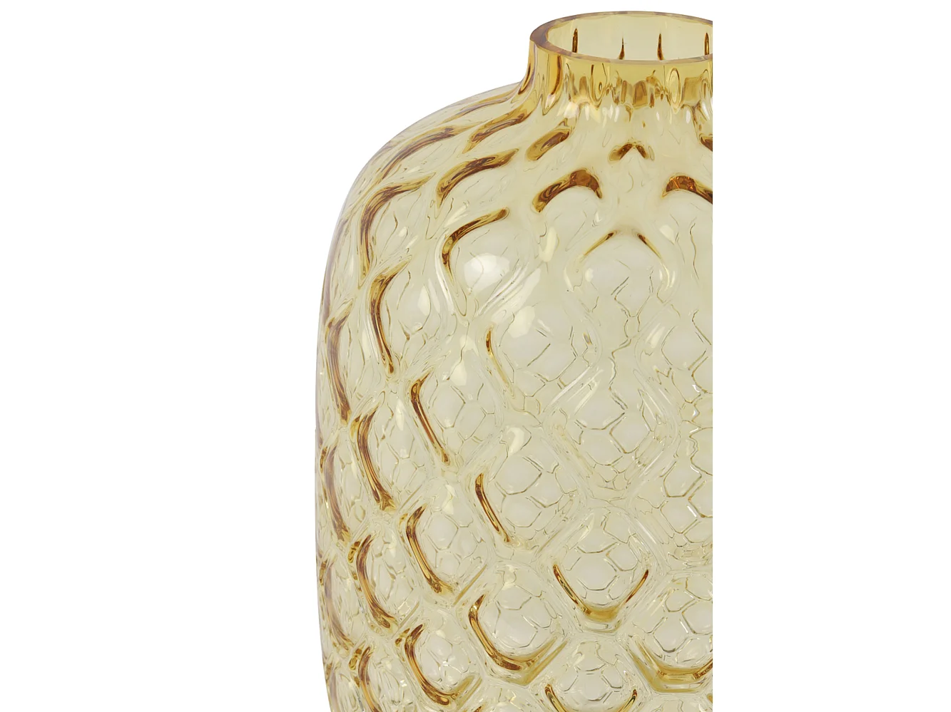 Vase CARINO - Ø29x42cm - Gelb