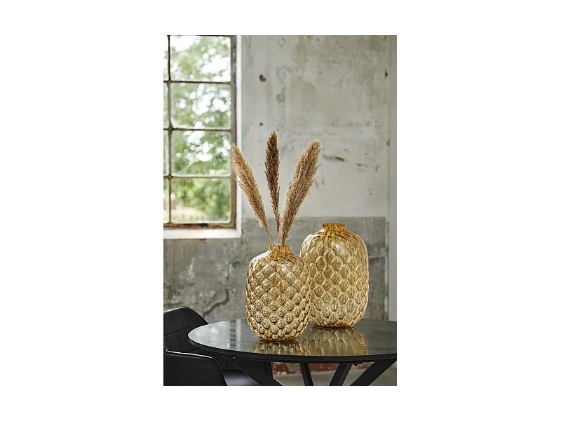 Vase CARINO - Ø29x42cm - Gelb