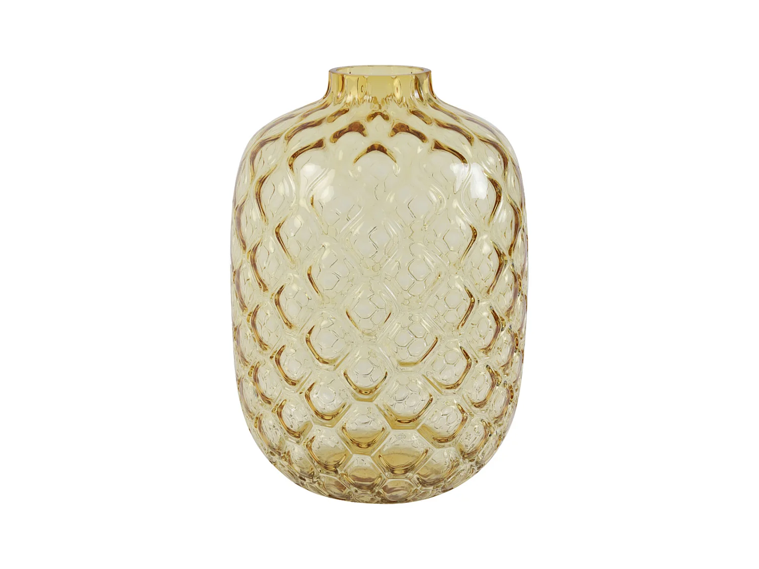 Vase CARINO - Ø29x42cm - Jaune