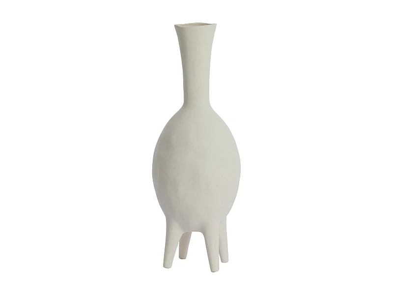 Vase NUGINA - 23x20x62,5cm - Blanc