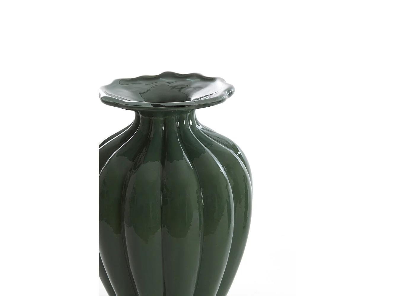 Vase ZOFIO - Ø16,5x24,5cm - Vert