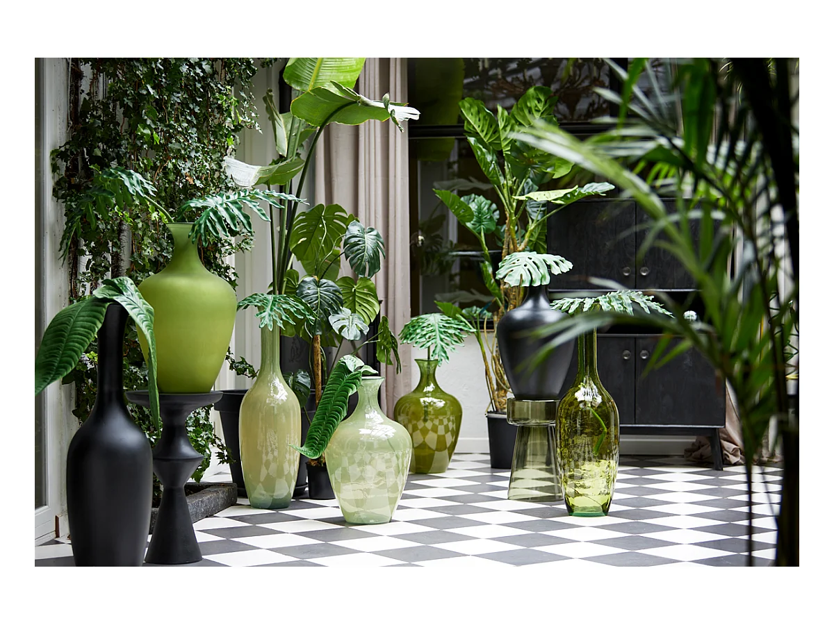 Vase RUBRA - Ø40x65cm - Noir