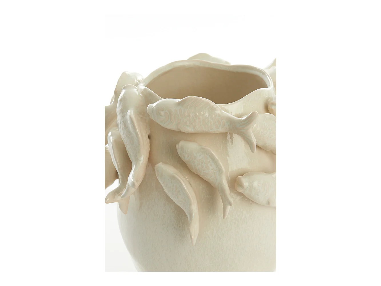 Vaas FISH - 29x28.5x27cm - Wit